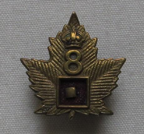 8th Canadian Railway Troops CEF K/C