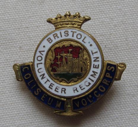 Bristol Volunteer Regt. Coliseum Volunteer Corps WWI
