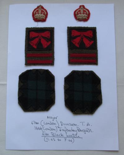47th London Div. TA / 141st (London) Inf. Brigade / 4th Black Watch