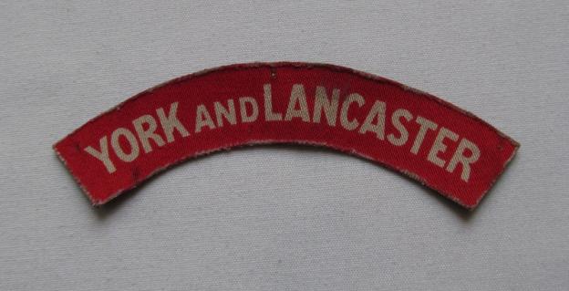 York and Lancaster Regt. WWII