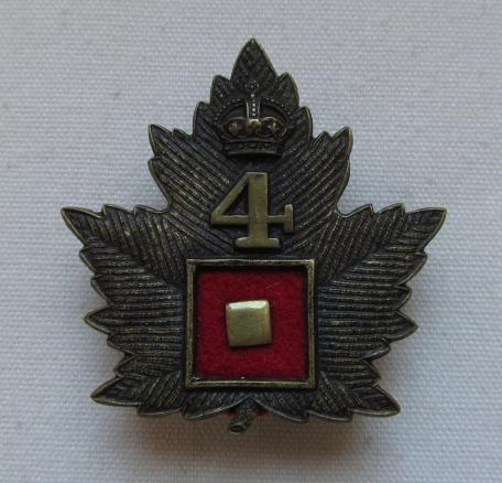 4th Canadian Railway Troops CEF K/C