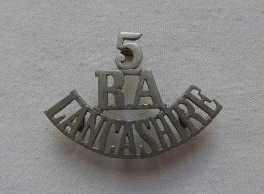 5th Royal Artillery Vols. Lancashire pre 1908
