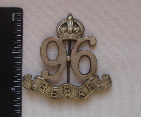 96th Berar Infantry K/C WWI