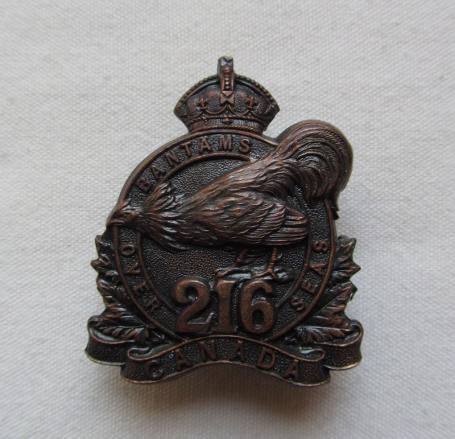 216th Batt. (The Toronto Bantams) CEF