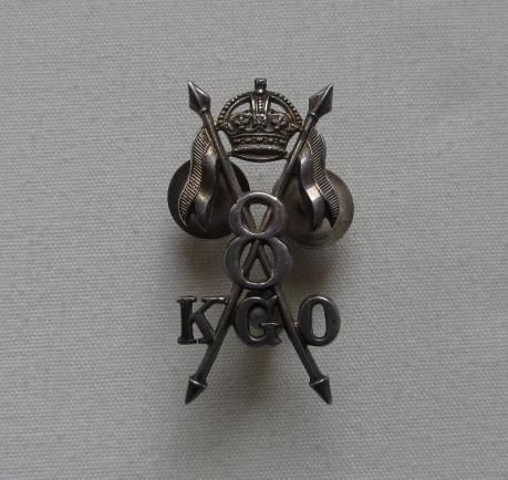 8th King George's Own Lancers K/C post 1922