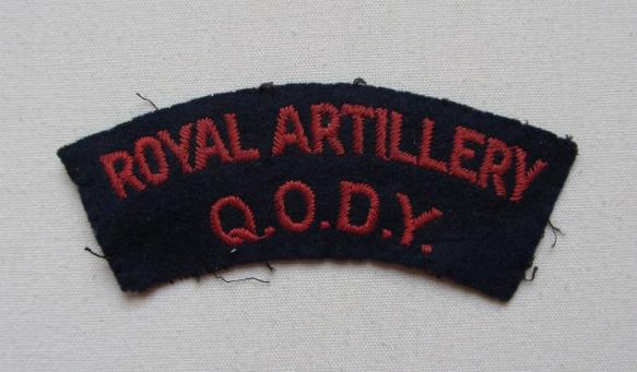 Royal Artillery Queen's Own Dorset Yeomanry post 1922