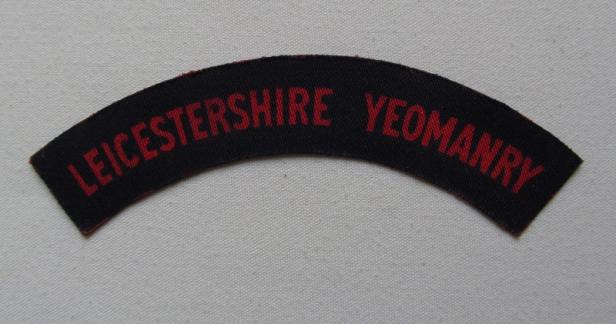 Leicestershire Yeomanry WWII