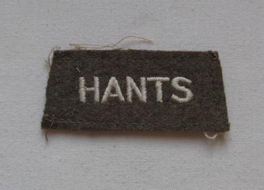 Hants. Regt. WWI