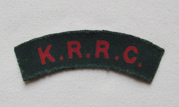 King's Royal Rifle Corps WWII