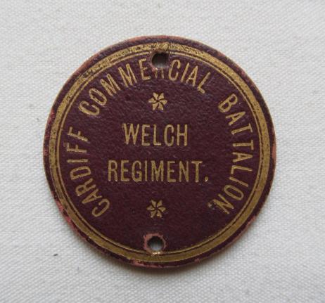 11th Batt. Welsh Regt. Kitchener's Army Cardiff Commercial Batt.