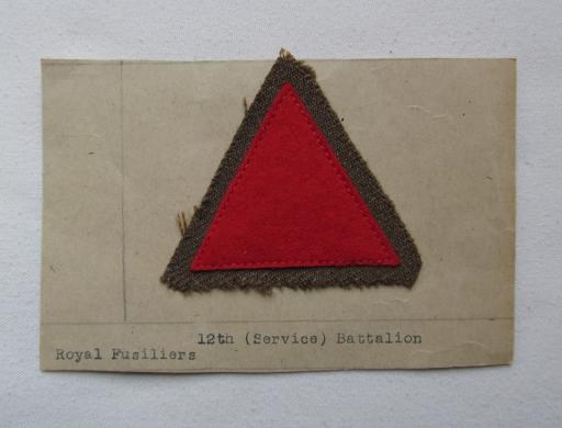 12th (Service) Batt. Royal Fusiliers WWI