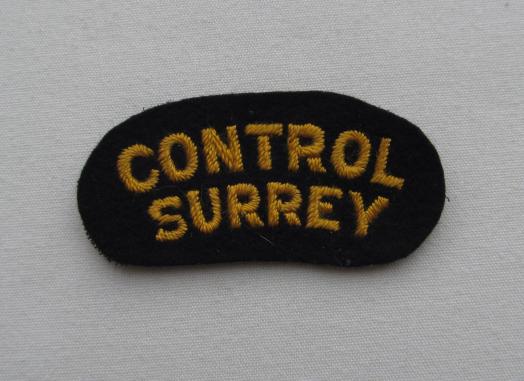 Civil Defence Control Surrey