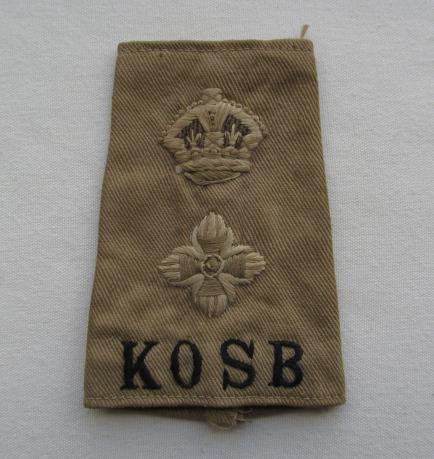 King's Own Scottish Borderers K/C