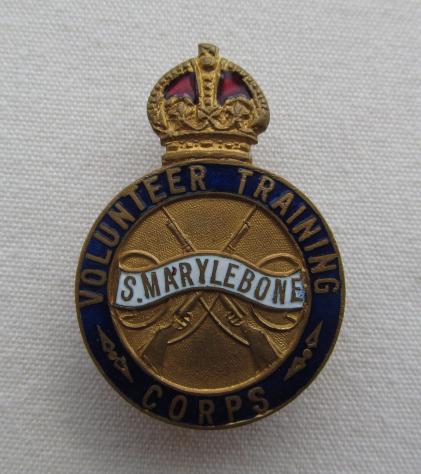 St. Marylebone Volunteer Training Corps K/C