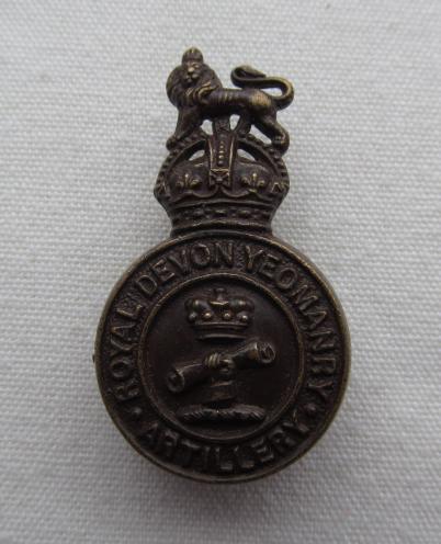 Royal Devon Yeomanry Artillery K/C post 1924