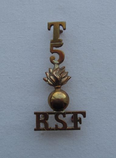 T 5 Royal Scots Fusiliers 1908-21