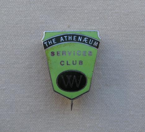 The Athenaeum Services Club Volunteer Worker WWII