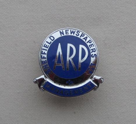 Sheffield Newspapers Management Ltd. ARP WWII