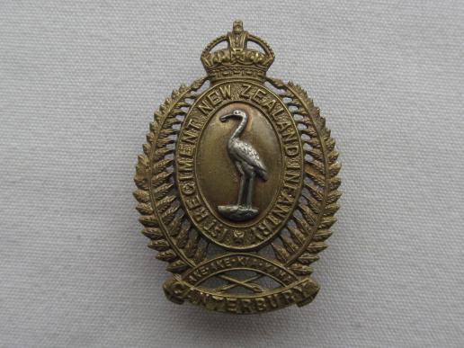 1st Canterbury Regt. New Zealand K/C WWI