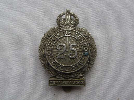 25th County of London (Cyclist) Batt. The London Regt. K/C