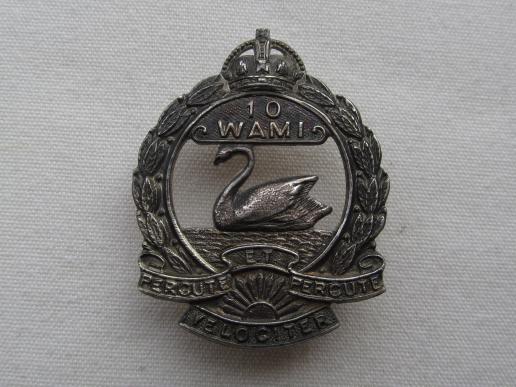 10th Western Australian Mounted Infantry (WAMI) K/C