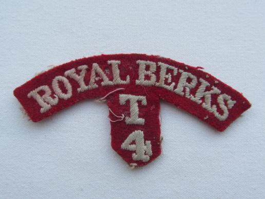 Royal Berkshire T 4 WWI