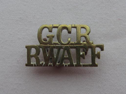 Gold Coast Regt. RWAFF post 1928