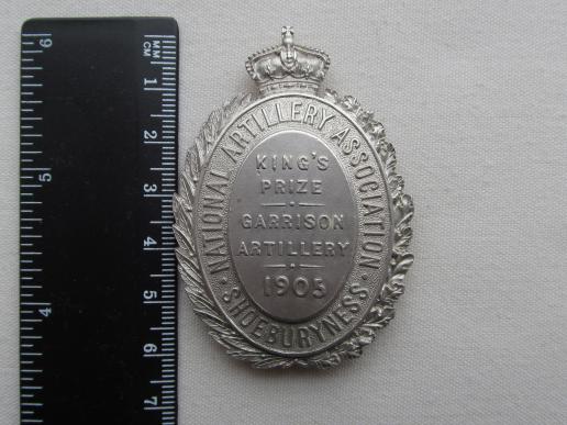 National Artillery Association Shoeburyness King's Prize Garrison Artillery 1905