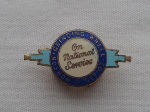 Norton Grinding Wheel Co. Ltd. on National Service WWII