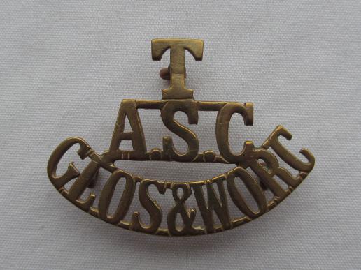 T ASC Gloucestershire and Worcestershire WWI