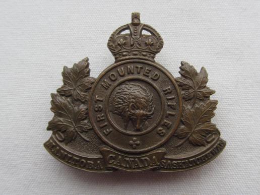 1st Mounted Rifles Canada (CEF) K/C WWI   