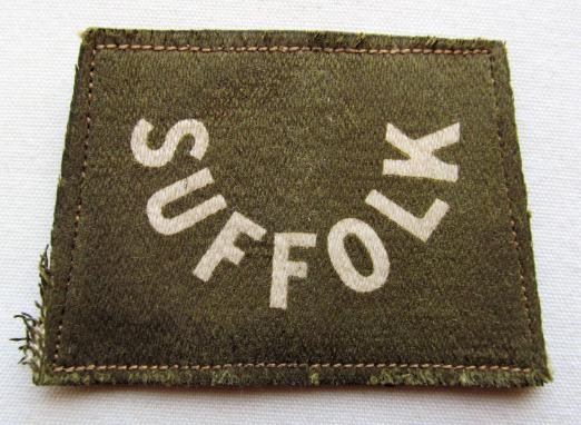 Suffolk Regt. WWI