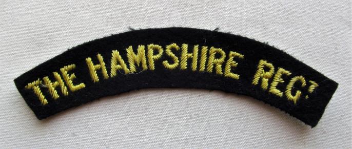 The Hampshire Regt. WWII