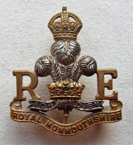 Royal Monmouthshire Royal Engineers Militia TA K/C  