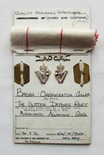 Ulster Defence Regt. Q/C