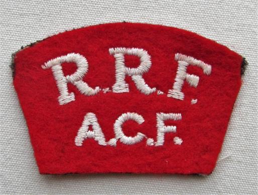 Royal Regt. Fusiliers ACF