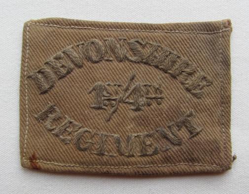 1st / 4th Devonshire Regt. WWI