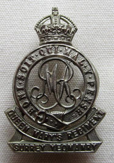 Surrey Yeomanry (Queen Mary's Regiment) K/C     