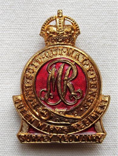 Surrey Yeomanry (Queen Mary's Regiment) K/C    