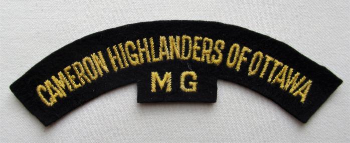 Cameron Highlanders of Ottawa Machine Gun Battalion