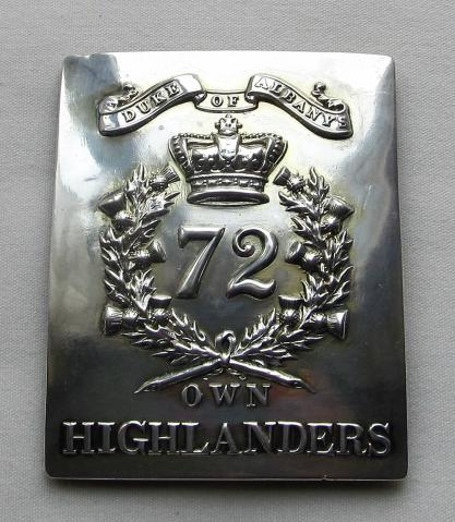 72nd of Foot (Seaforth Highlanders) QVC