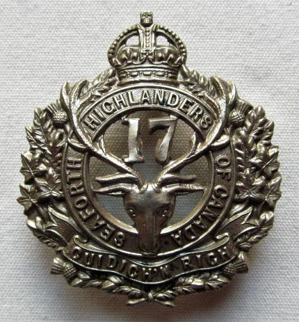 17th Seaforth Highlanders of Canada CEF K/C