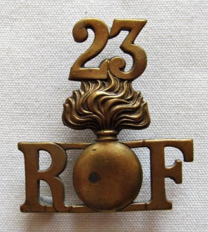 Royal Fusiliers (City of London Regt.) 23rd (1st Sportman's) Batt.