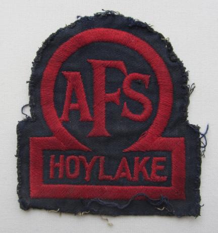 Auxiliary Fire Service Hoylake (Cheshire)