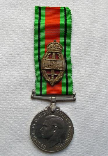 King's Commendation for Brave Conduct K/C WWII