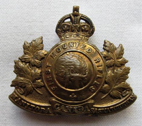 1st Mounted Rifles Canada (CEF) K/C WWI