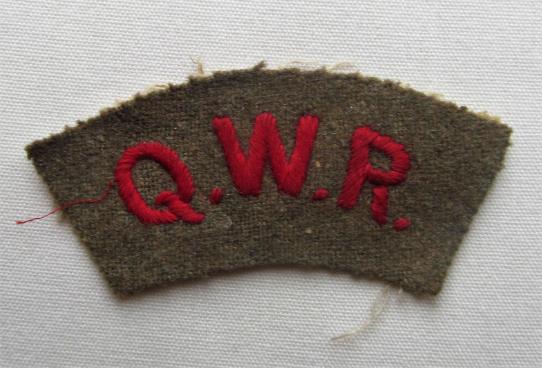 Queen's Westminster Rifles WWI