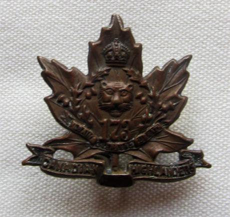 173rd Canadian Highlanders (Hamilton) K/C 