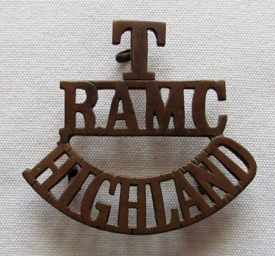 T RAMC Highland WWI