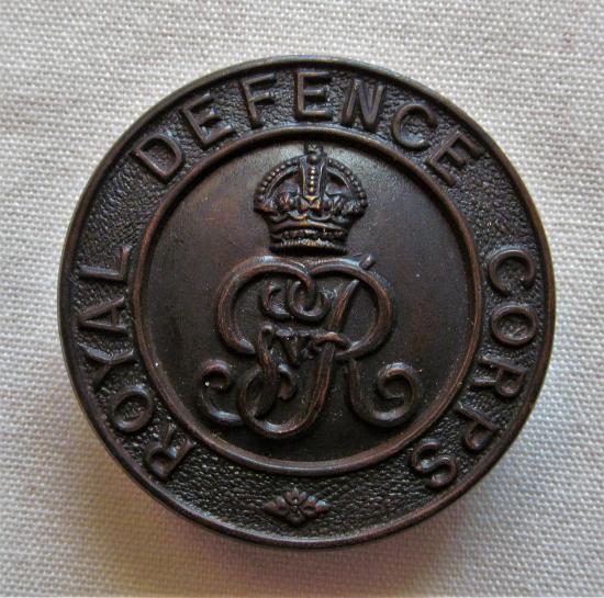 Royal Defence Corps K/C GV